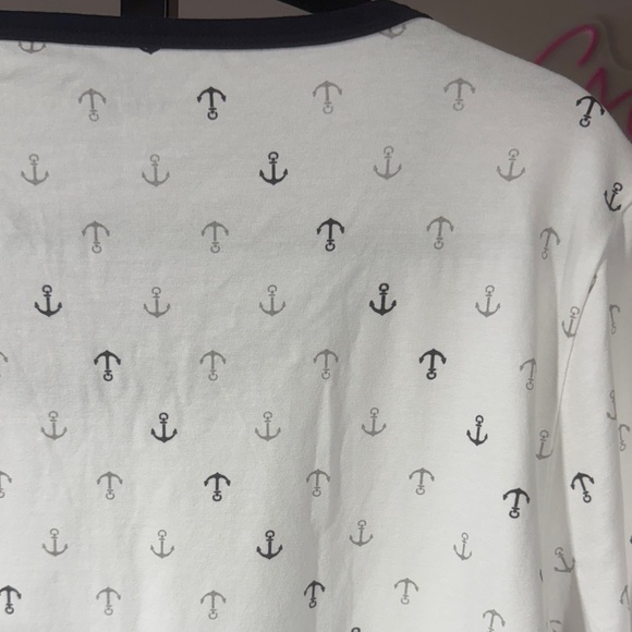 Tommy Hilfiger White Anchor Short Sleeve Tee NWOT - Picture 5 of 5